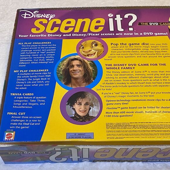 Disney Scene It? Family Trivia Board Game DVD Original 2004 - Picture 8 of 10